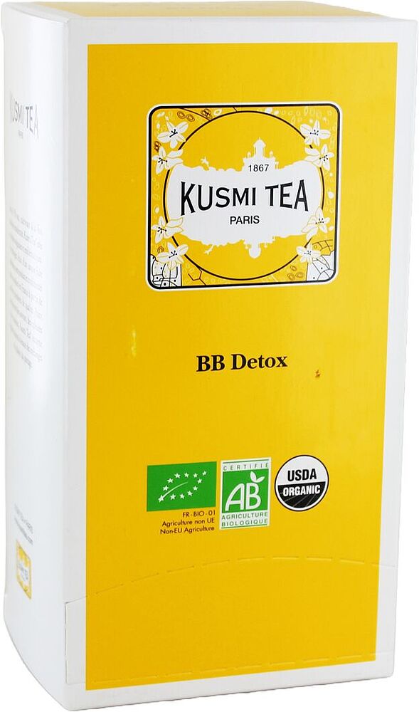 Green tea "Kusmi BB Detox Organic" 2*25g
