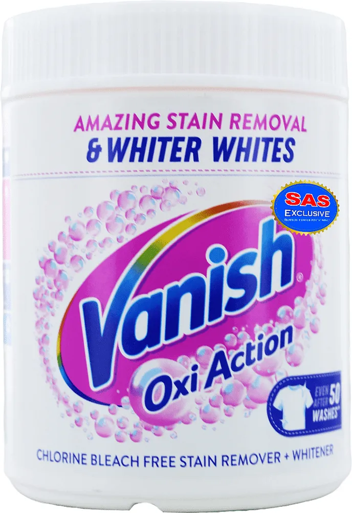 Stain removing & bleaching powder "Vanish Oxi Action" 470g
