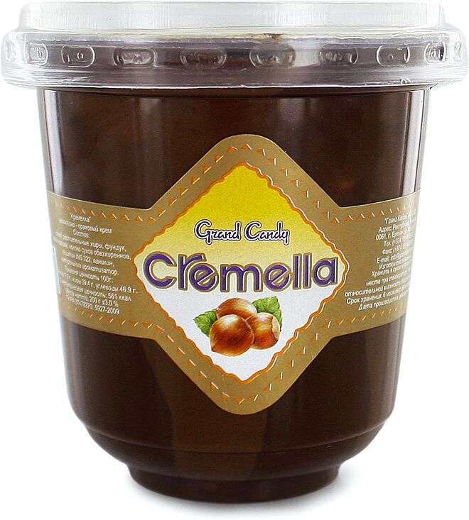 Chocolate hazelnut cream "Grand Candy Cremella" 200g