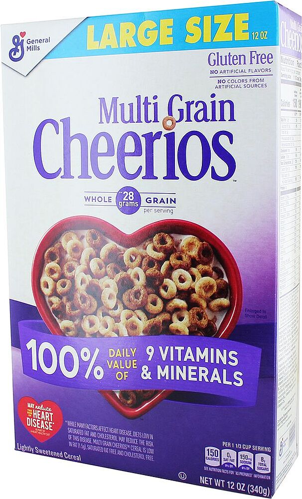 Готовый завтрак "Cheerios Multi Grain" 340г