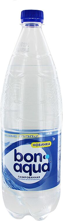 Минеральная газированная вода "Bon Aqua" 1л