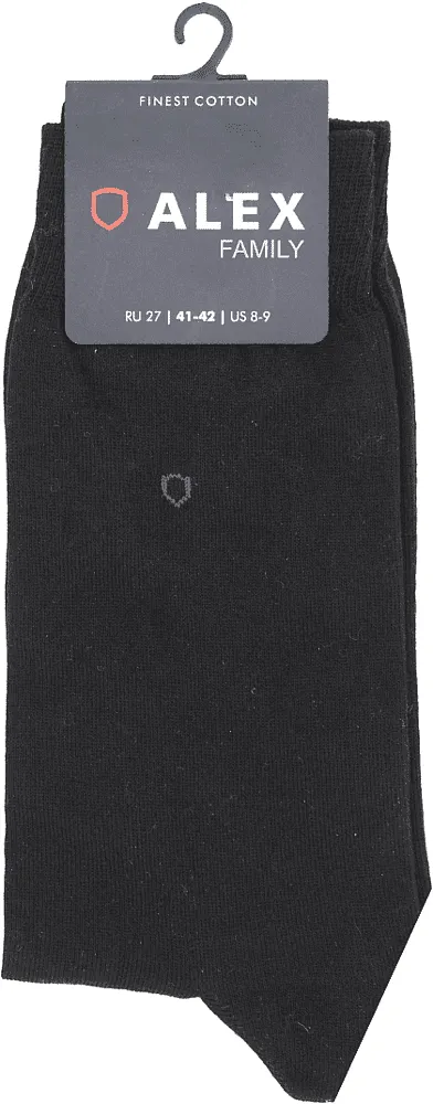 Black socks "Alex Family"
