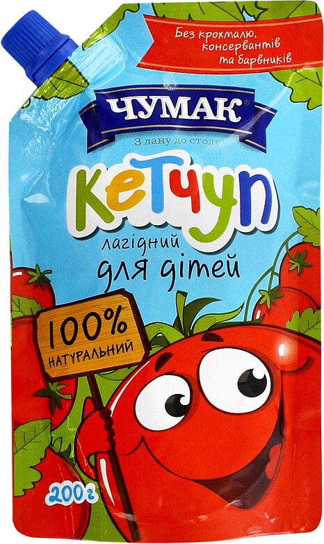 Кетчуп томатный "Чумак" 200г