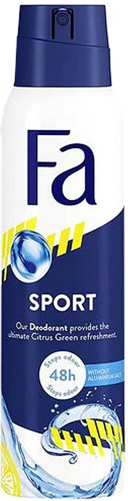 Дезодорант аэрозольный "Fa Men Sport" 150мл 