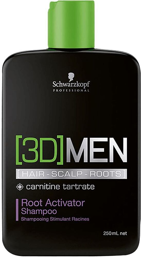 Shampoo "Schwarzkopf Professional 3D Men" 250ml