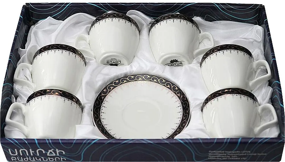 Glass "Lotus" 6 pcs
