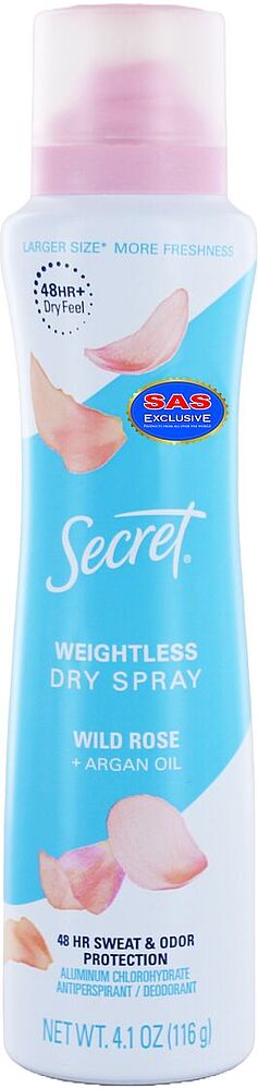 Antiperspirant-deodorant "Secret" 116g
