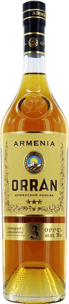 Cognac "Orran 3*" 0.5l
