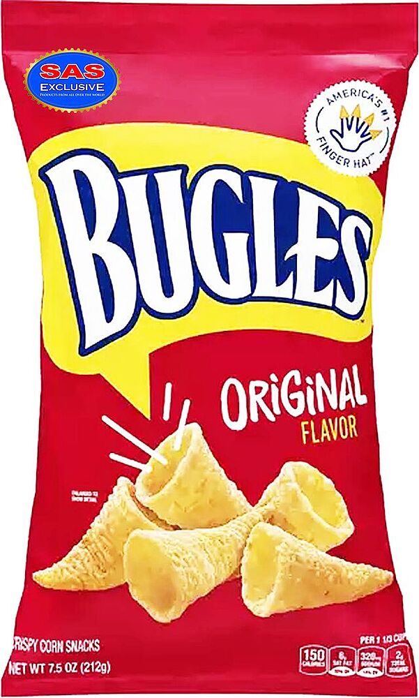 Չիպս «Bugles» 212գ Օրիգինալ
