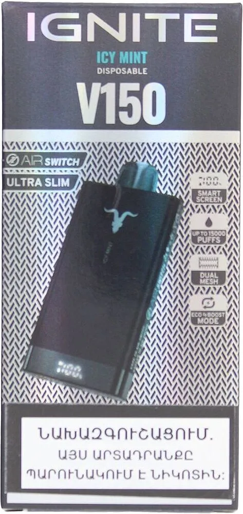 Electric pods with mint ice flavor "Ignite" 15000 puffs
