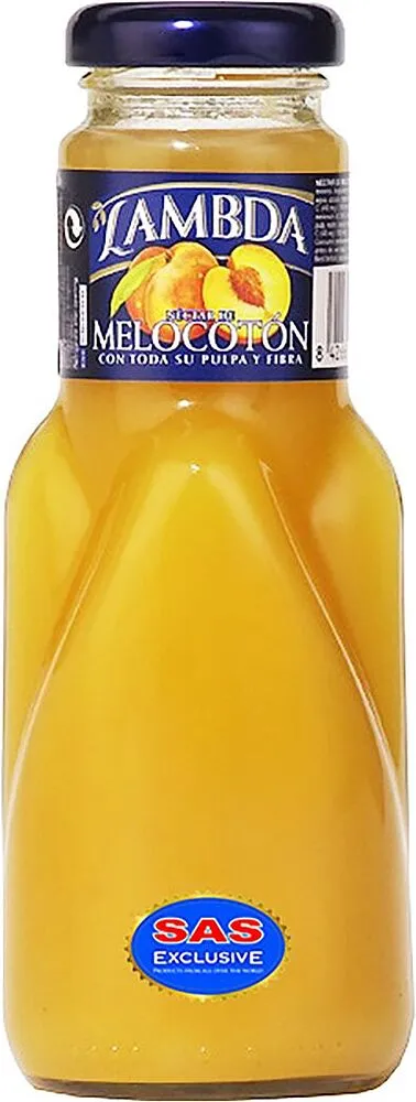 Peach nectar "Lambda" 250ml 
