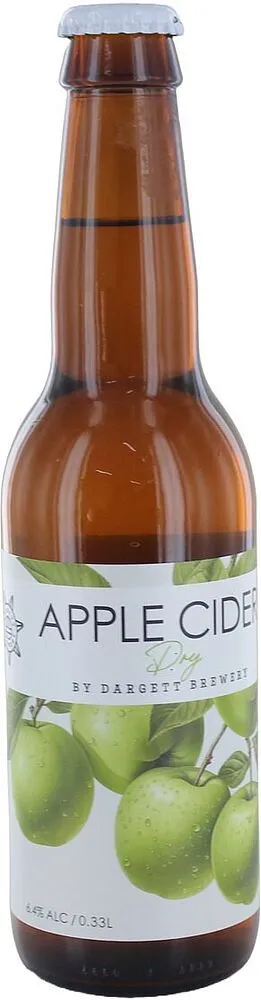 Apple cider "Dargett " 0.33l
