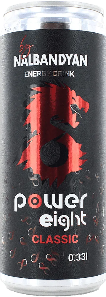 Carbonated energy drink "Nalbandyan POwer Eight Classic" 0.33l
