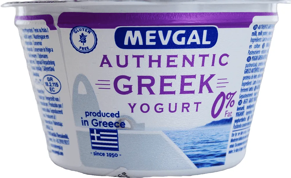 Greek yogurt "Mevgal" 150g, fat content: 0%
