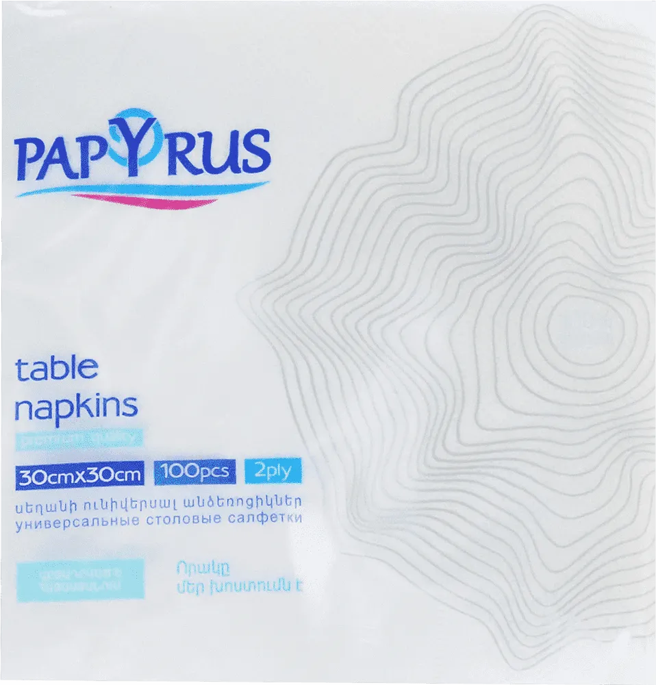 Napkins "Papyrus" 100 pcs

