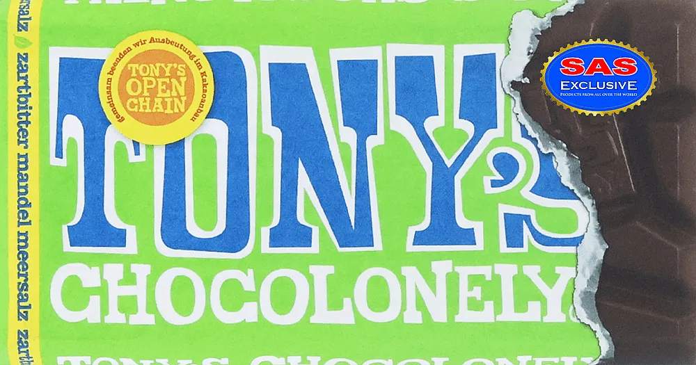 Շոկոլադե սալիկ նուշով և ծովի աղով «Tony's Chocolonely» 90գ
