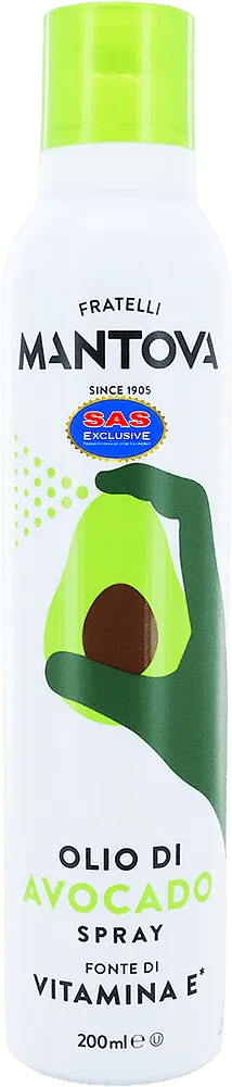 Ձեթ-սփրեյ ավոկադոյի «Mantova Avocado Spray» 200մլ
