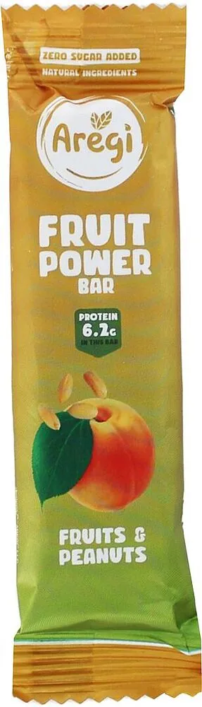 Stick with apricot & peanuts "Aregi" 40g
