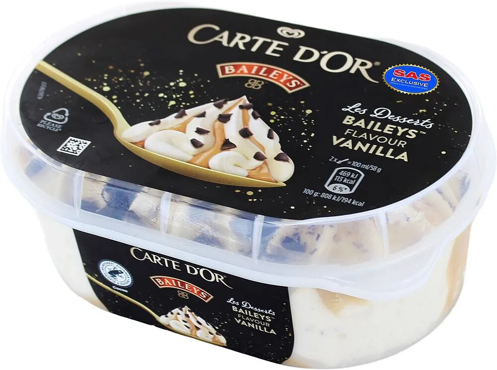 Vanilla Ice cream "Baileys" 485g
