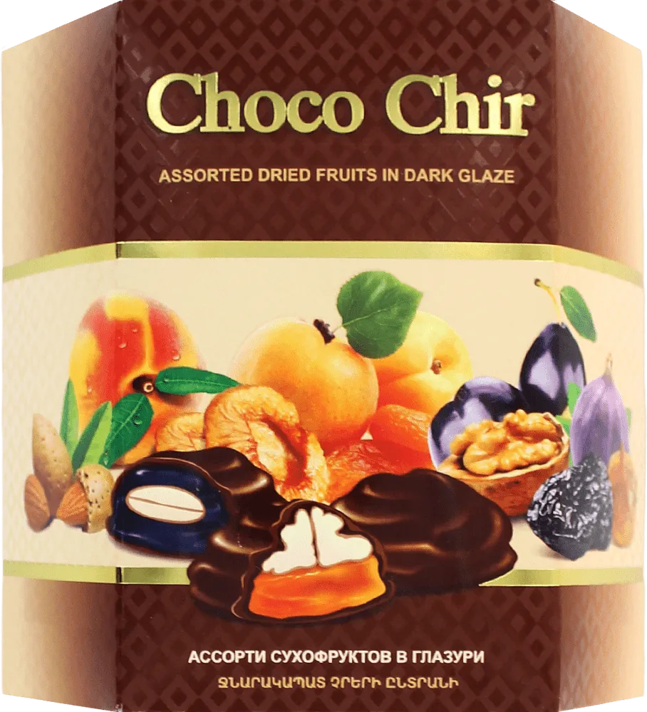 Dried fruits in glaze "Choco Chir" 200g 