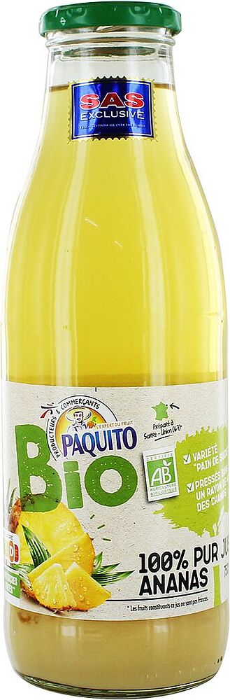 Հյութ «Paquito Bio» 0.75լ Արքայախնձոր