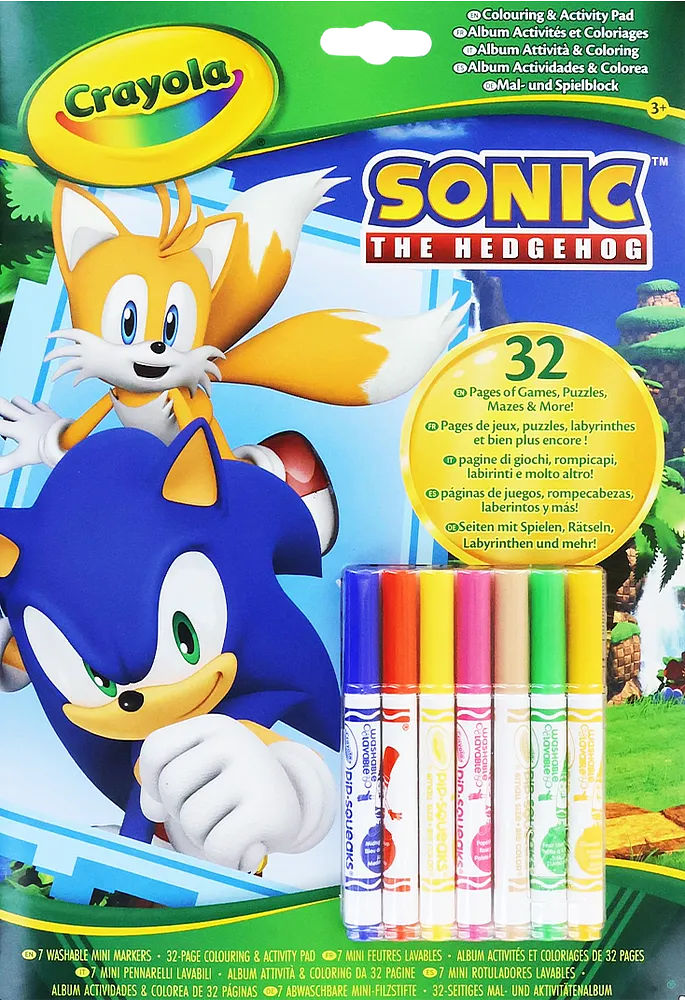 Coloring book "Crayola Sonic"
