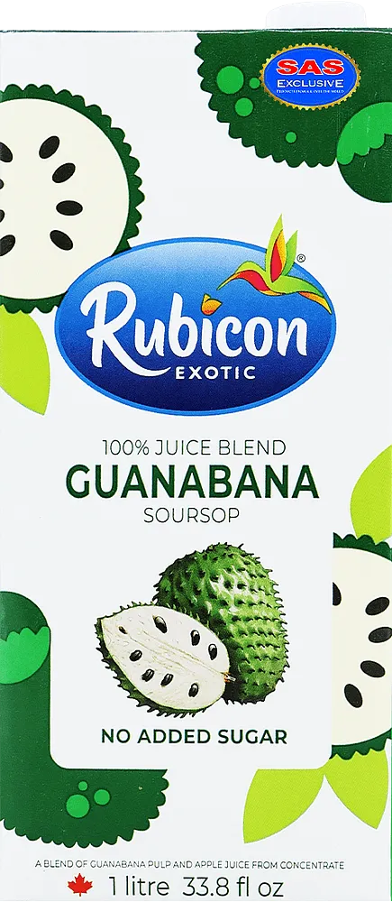 Հյութ գուանաբանայի և խնձորի «Rubicon Exotic Guanabana» 1լ