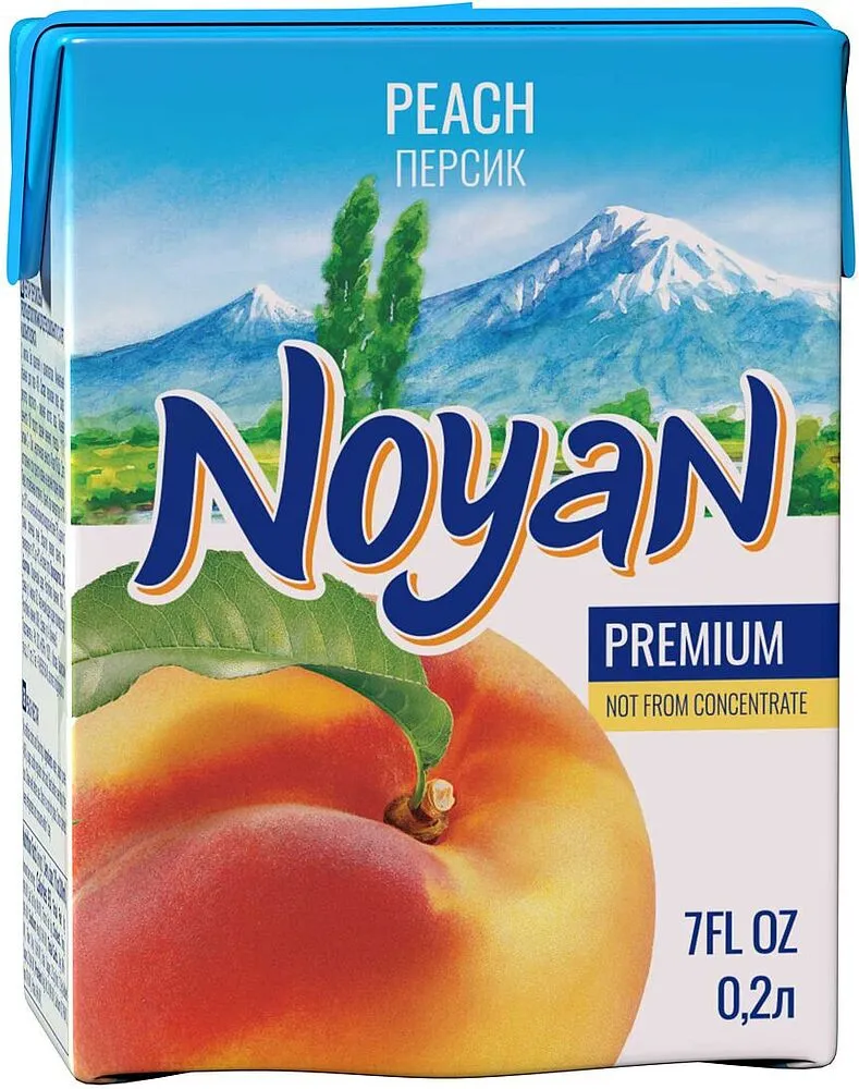 Peach nectar "Noyan Premium" 200ml 