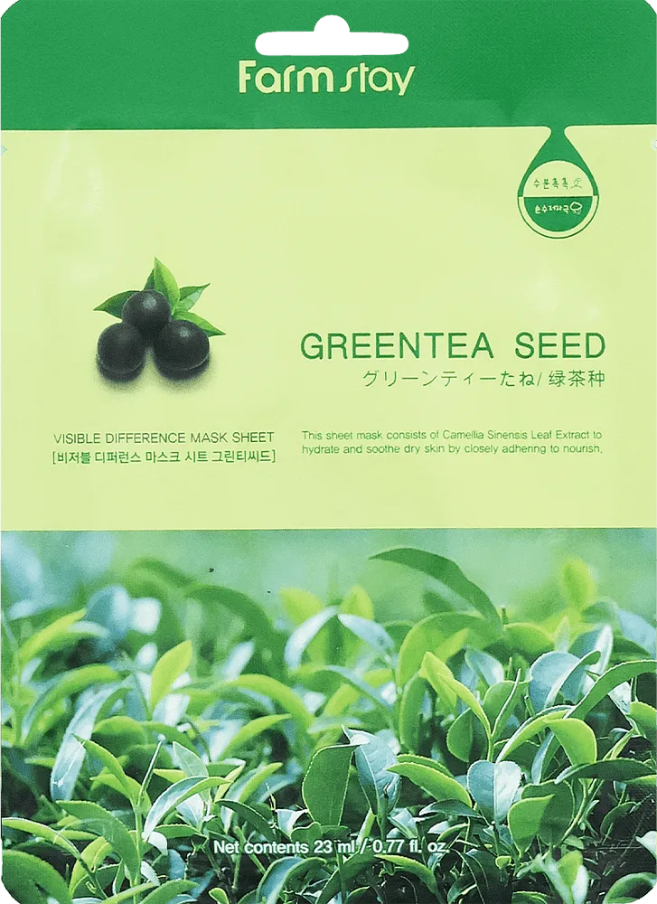 Դեմքի դիմակ «Farm Stay Green Tea» 23մլ
