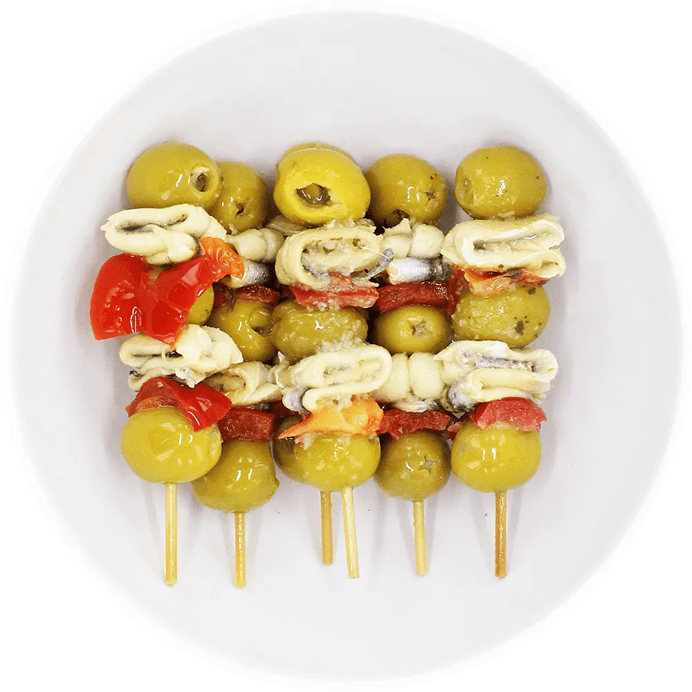 Ձիթապտուղ լցոնված անչոուսով «Olives Garcia Boqueron Con Rellenas»
	

	
