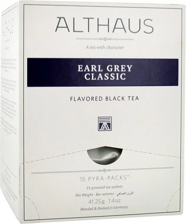 Black tea "Althaus Earl Grey Classic" 15*2.75g