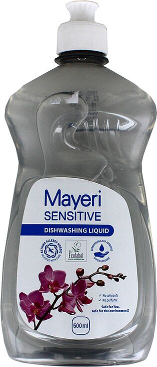Dishwashing liquid  "Mayeri Sensitive" 500ml