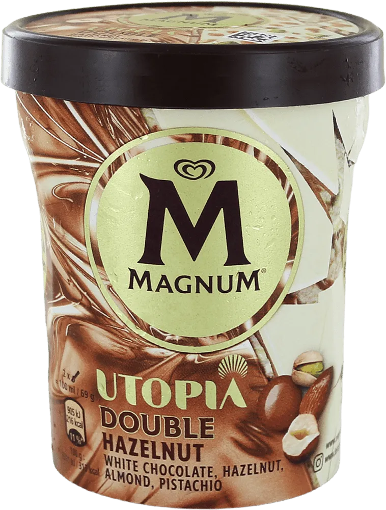 Hazelnut ice cream "Magnum Utopia Double Hazelnut" 310g

