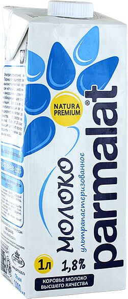 Milk ''Parmalat'' 1l, richness:1.8%
