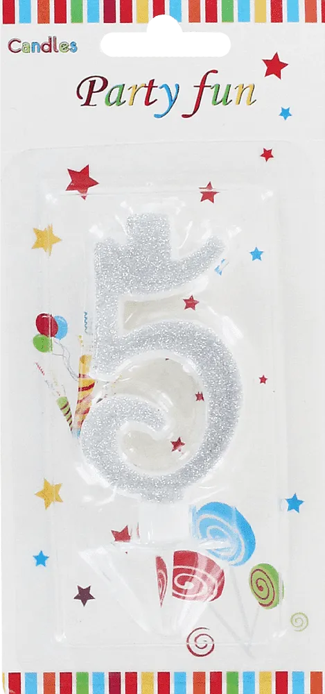 Birthday candle "Party Fun" N5
