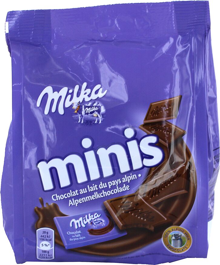 Շոկոլադե կոնֆետներ «Milka Minis» 200գ