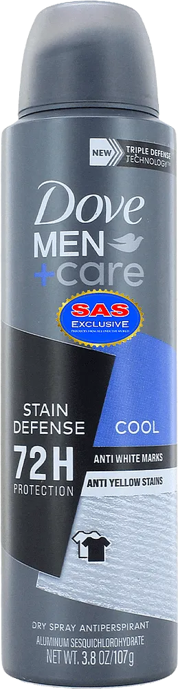 Antiperspirant - deodorant "Dove Men+Care Cool Stain Defense" 107g

