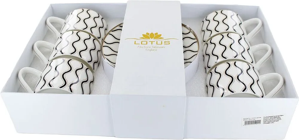 Glass ''Lotus'' 6 pcs