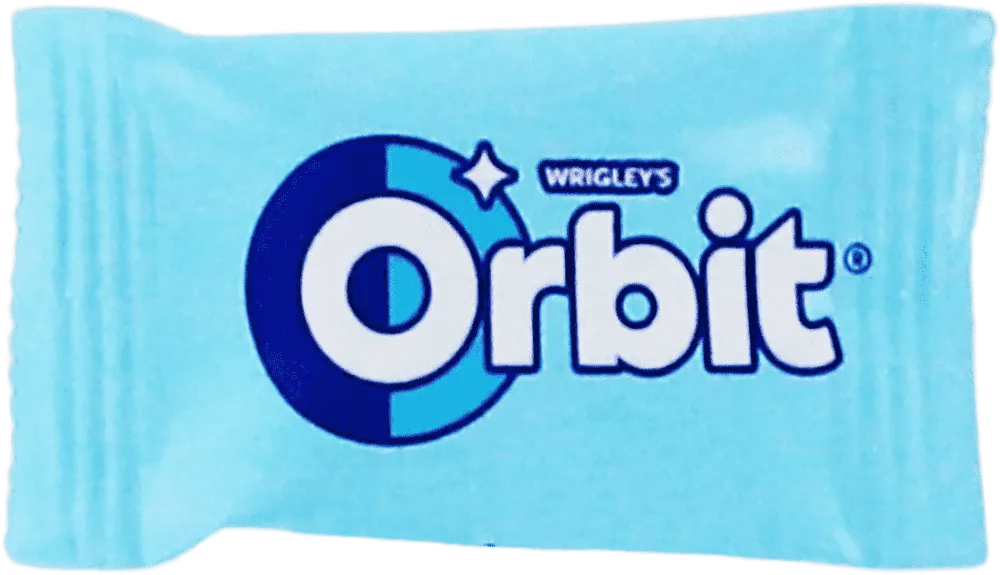 Chewing gum with mint flavor "Orbit" 1.36g
