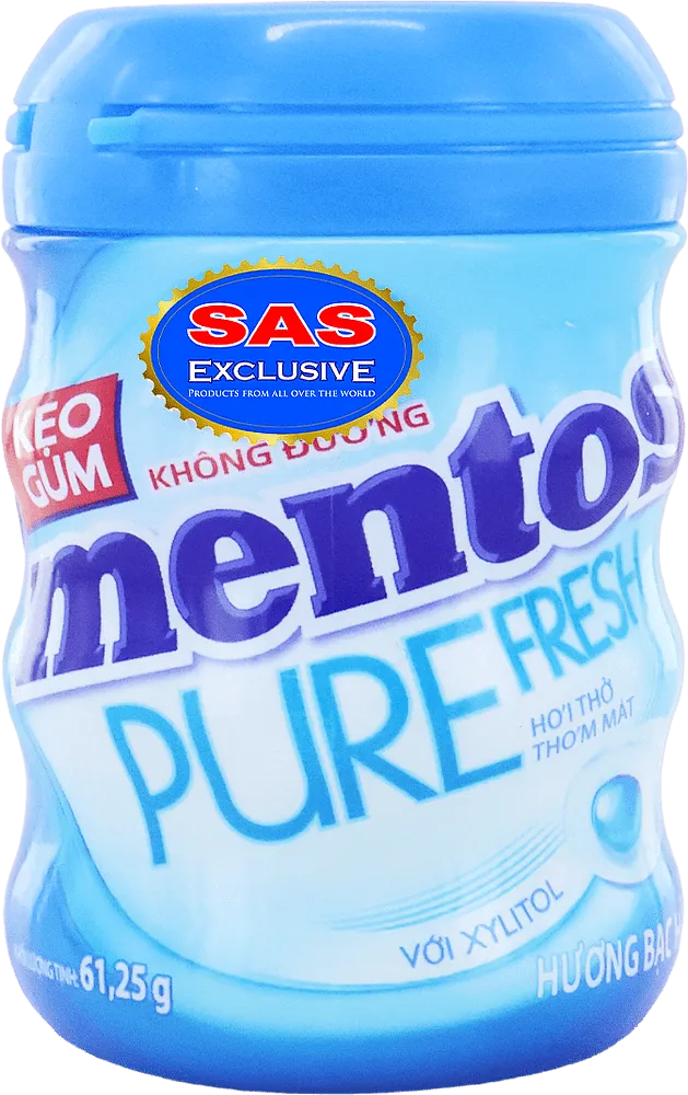 Mint flavored chewing gum "Mentos Pure Fresh Mint" 61.25g