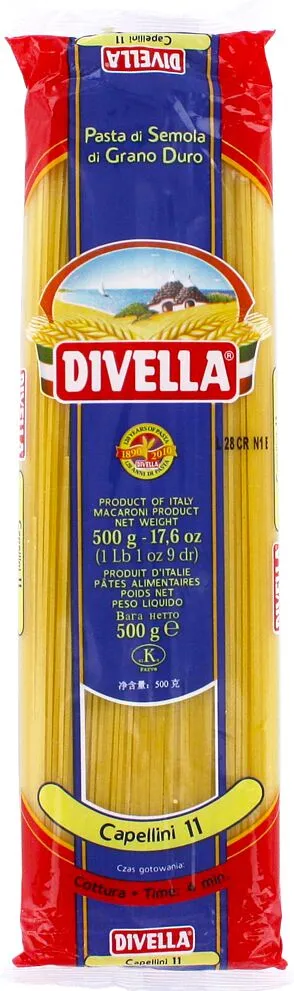 Սպագետտի «Divella Capellini №11»  500գ 