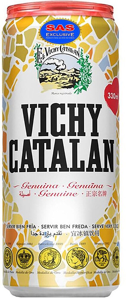 Հանքային ջուր «Vichy Catalan» 0.33լ 