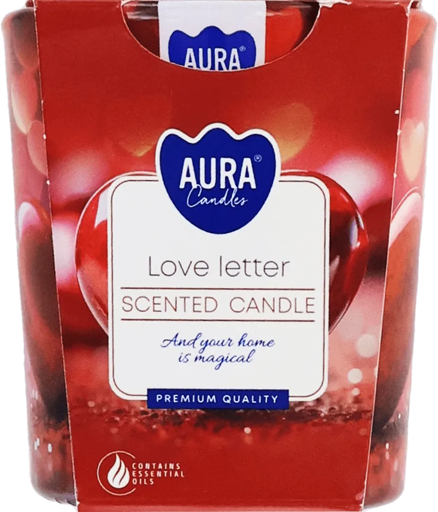 Scented candle "Aura Love Letter"
