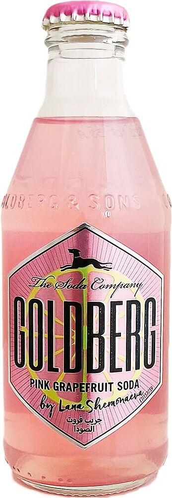 Ըմպելիք ոչ ալկոհոլային «Goldberg Pink Grapefruit Soda» 200մլ

