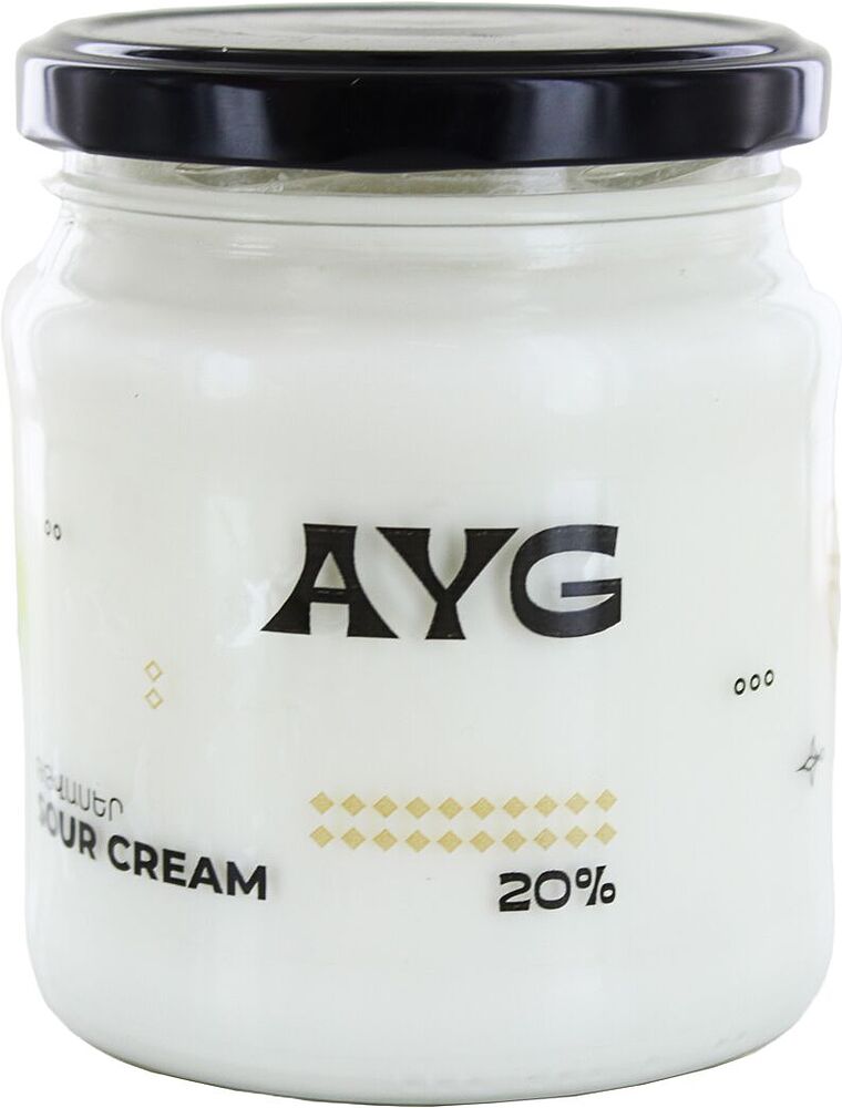 Sour cream "Ayg" 450g, richness: 20%