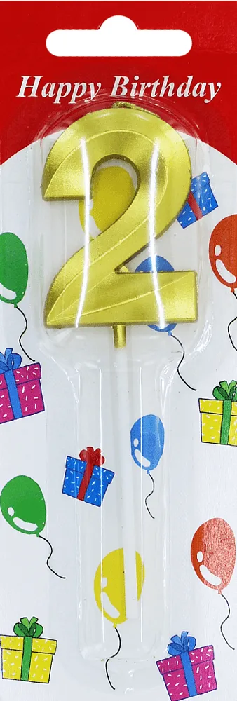Birthday candle "Happy Birthday N2"
