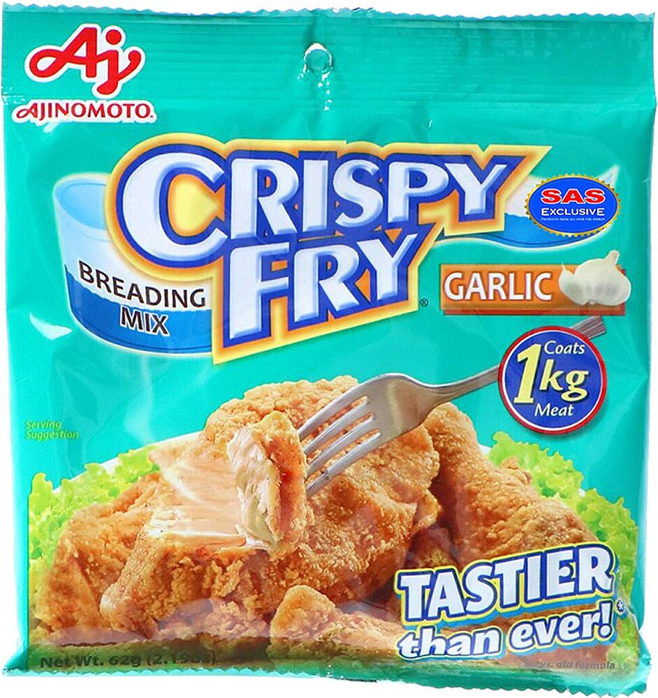 Պաքսիմատ սխտորով «Ajinomoto Crispy Fry» 62գ
