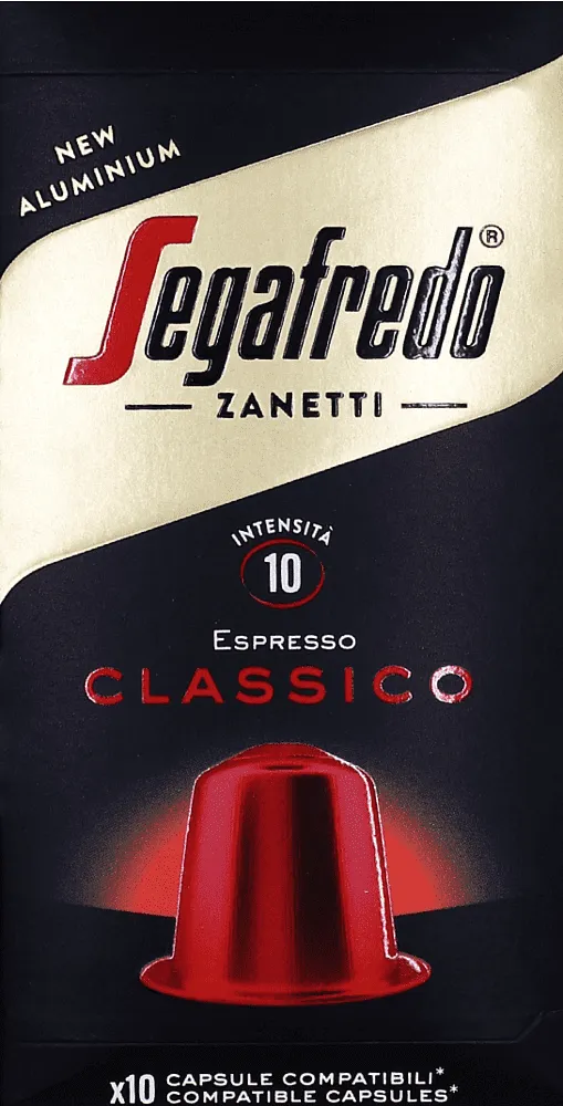 Coffee capsules "Segafredo Zanetti Classico" 10pcs, 51g