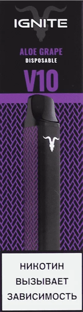 Electric pods with aloe & grape flavor "Ignite" 1000 puffs

