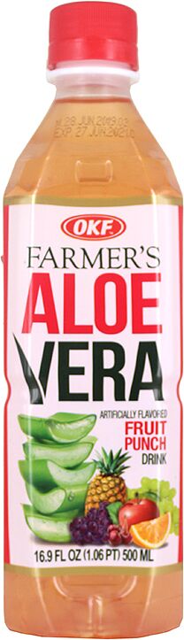 Напиток "OKF Farmer's Aloe Vera" 500мл